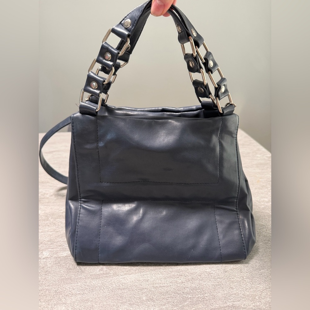 Vintage Y2K Tommy Hilfiger Clutch Purse/ Crossbody In Navy Blue